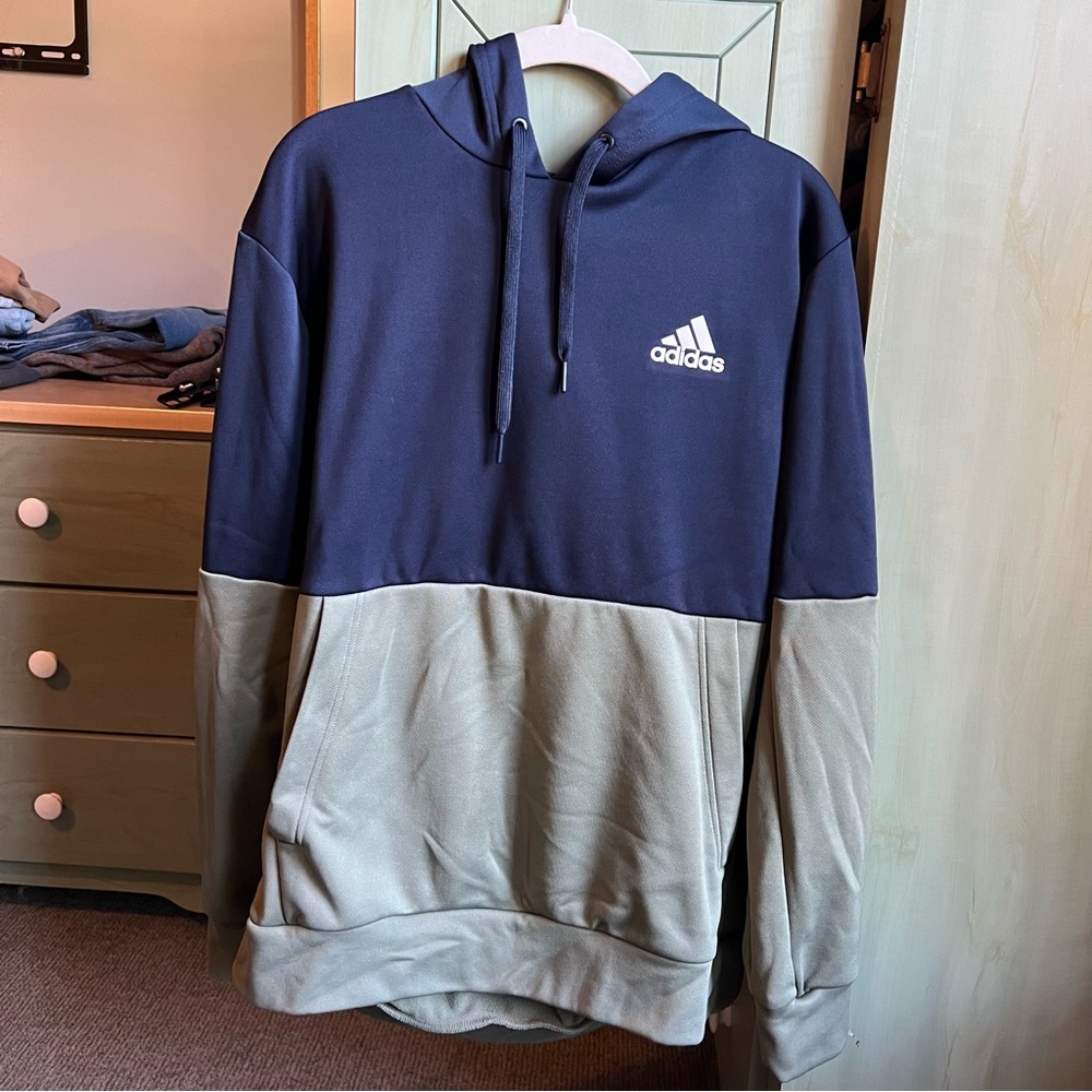 Adidas Color Block Hoodie size Large